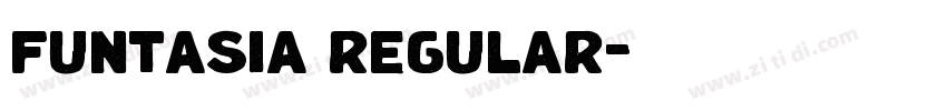 funtasia regular字体转换